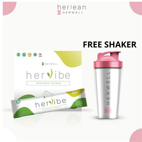 Jual Hervibe Herwell Box Sachet Official Original Fiber Pelangsing