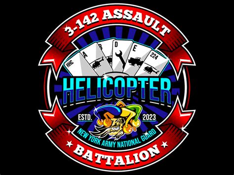 3 142 Assault Helicopter Battalion Logo Design 48hourslogo