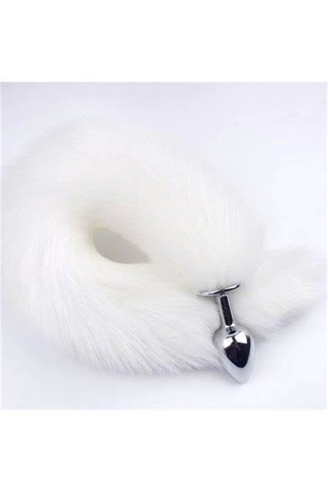 ZAGA OYUN Beyaz Tilki Kuyruklu Tüylü Paslanmaz Çelik Anal Tıkaç Plug Fiyatı Yorumları Trendyol