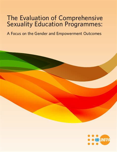 The Evaluation Of Comprehensive Sexuality Education Programmes United