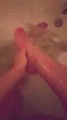 Girl Himself Touching Gently In The Tub Lesbian Porn Xhamster