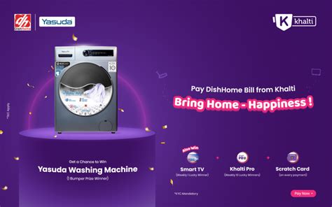 Khalti Dishhome Washing Machine Tv Khalti