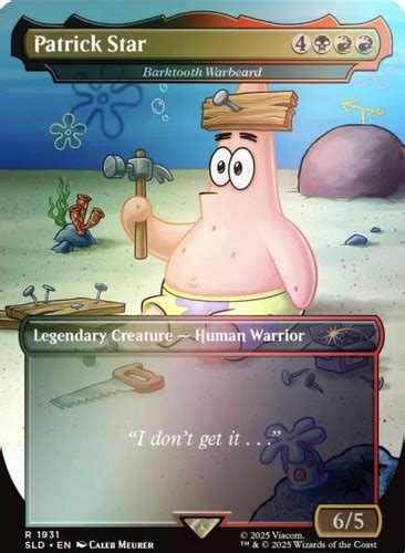 Secret Lair X Spongebob Squarepants Legends Of Bikini Bottom Foil Edition Mtg Ebay