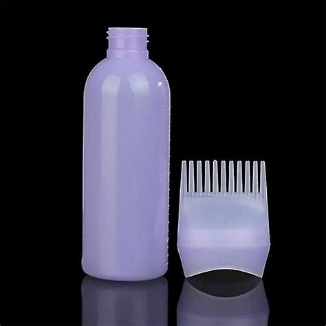 Plastic Root Comb Applicator Bottle Hair Coloring Dye Applicator Scalp