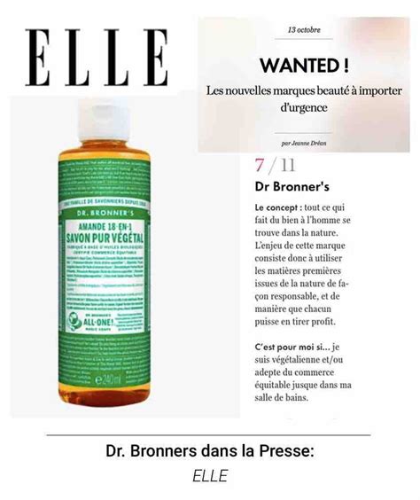 Dr Bronner S Savon Pur V G Tal Amande Ml