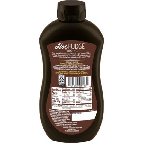Smucker S Hot Fudge Topping Microwavable Squeeze Bottle Oz Kroger