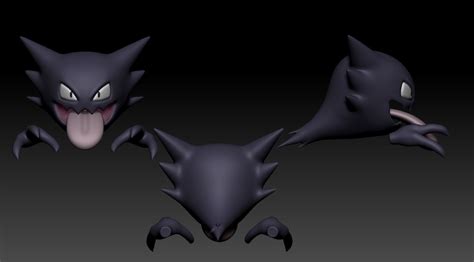 Gastly evolution line 3D model 3D printable | CGTrader