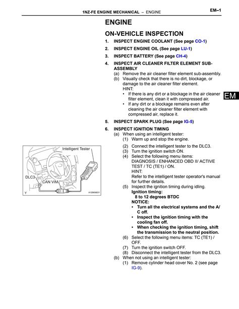 Toyota 1nz Fe Engine Wiring Diagram - Wiring Diagram