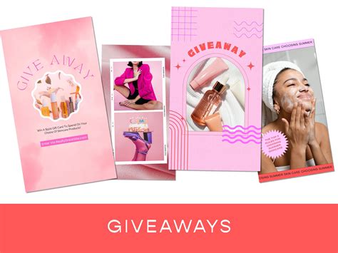 Canva Instagram Templates Hot Pink Design Easy To Edit Etsy