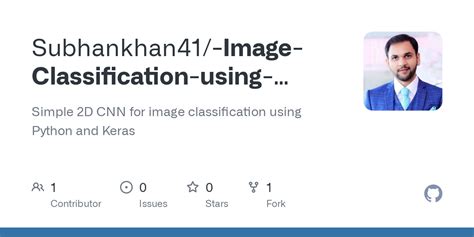 Github Subhankhan41 Image Classification Using Python And Keras