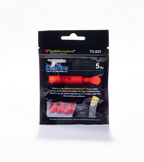 Type 3 Malfunction Round Pack of 5 - Dry Fire Pro Shop