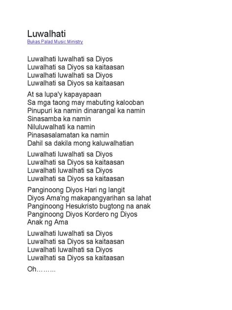 Luwalhati | PDF