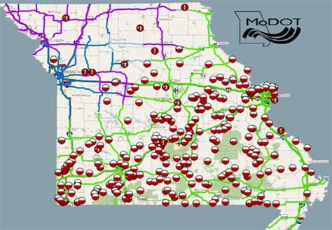 Missouri Road Closures Due to Flooding