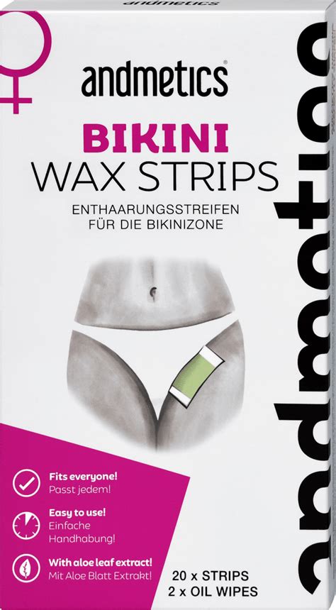 Andmetics Bikini Wax Strips St Dm At