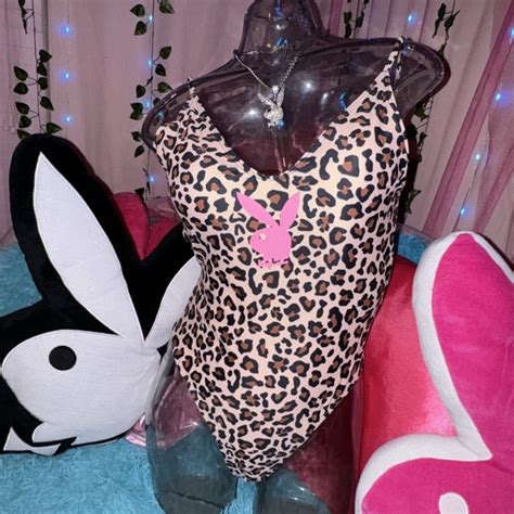 Swim Leopard Y2k Cheetah Playboy One Piece Bikini Poshmark