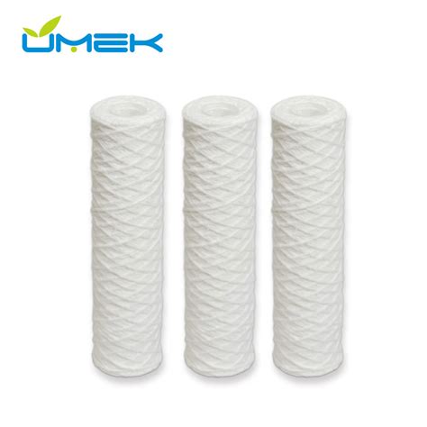 Sediment PP String Wound Water Cartridge Spun Yarn Filter Cartridge