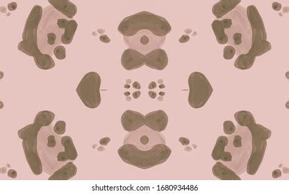 Brown Ocelot Imitation Nude Retro Panther Stock Illustration 1680934486
