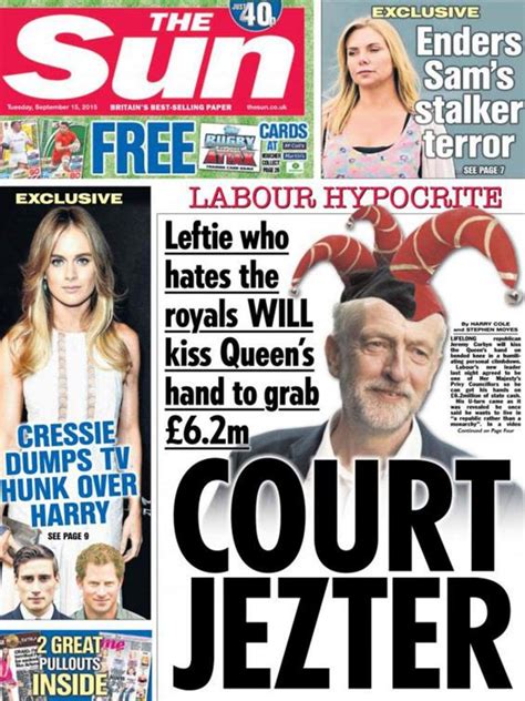 The Sun Is Forced To Print A Front Page Apology To Jeremy Corbyn