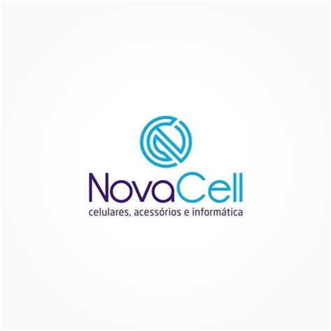 Nova Cell celulares e acessórios e informática Criação de Logo