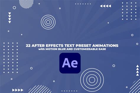 Blvd Pack After Effects Text Presets W Ease Motion Blur