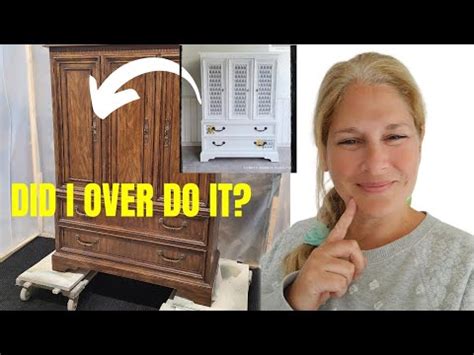 Before And After Extreme Wardrobe Make Over Furniture Flip YouTube