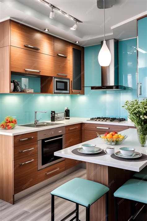 Premium AI Image | Kitchen with small space and modern design