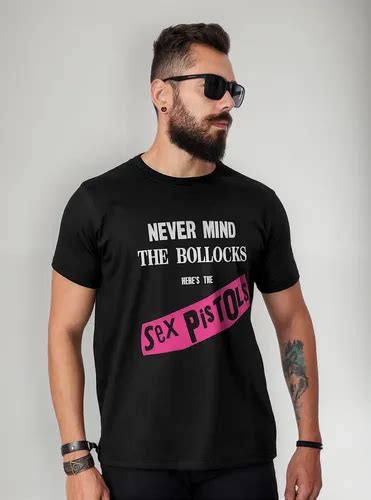 Camiseta Sex Pistols Never Mind The Bollocks MercadoLivre