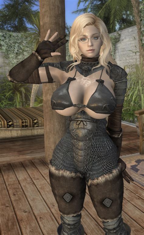 Rule 34 Armor Big Ass Big Breasts Bikini Armor Blonde Hair Blue Eyes Dommy Mommy Elf Orc