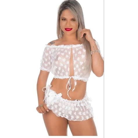 Conjunto Lingerie Sensual Pimenta Sexy Shopee Brasil