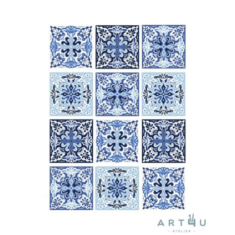 Papel De Arroz Para Decoupage A Azulejos Tradicionais Art U Atelier