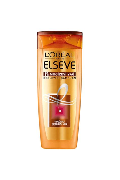 Elseve Loreal Paris 6 Mucizevi Yağ Besleyici Bakım Şampuanı 360 Ml ...
