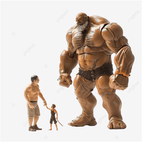 Giant Wrestler Vs Tiny Wrestler Man Mature Man Wrestling Png Transparent Image And Clipart