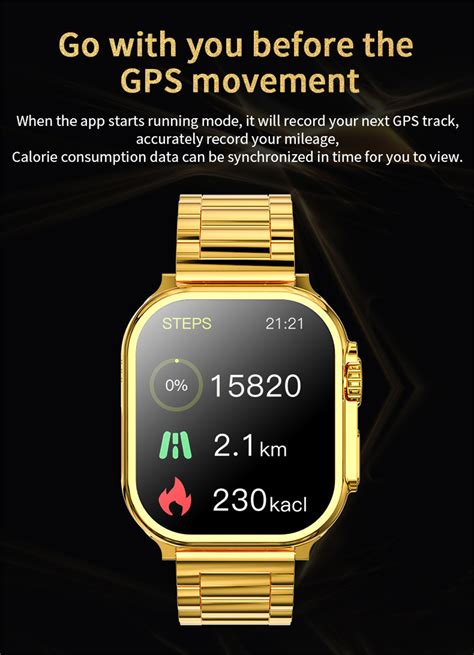 S9 Ultra Max Smartwatch Golden Edition