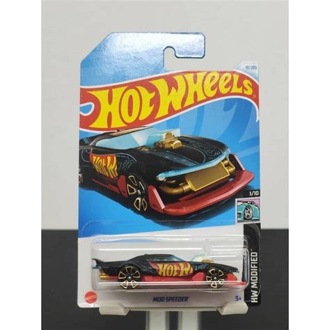 Hot Wheels Mod Speeder Black Hw Modified Shopee Malaysia