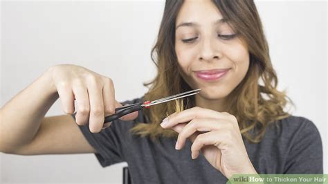 how to thicken strands of hair