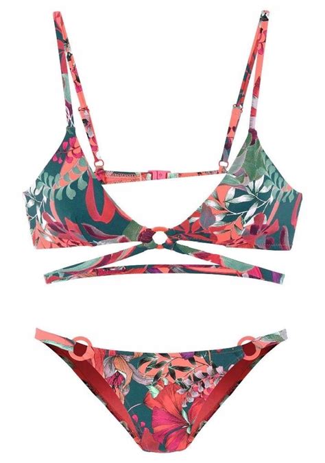 JETTE BIKINI W ROŚLINNE WZORY STRAPSY 36 DÓŁ 10776734971 oficjalne archiwum Allegro