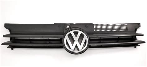 Grill Grille And Emblem 99 05 Vw Golf Gti Mk4 Black Genuine 1j0 853