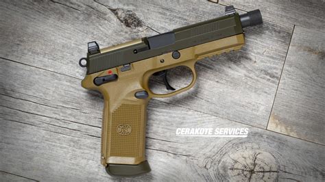 Fn Fnx Tactical Fde Pistol Od Green Slide Cerakote Services