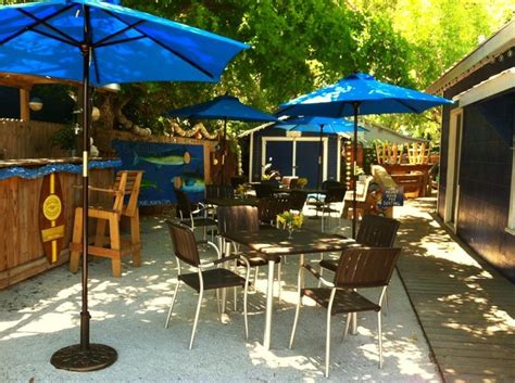 The Blue Marlin Restaurant - Outside Terrace at Bradenton Beach