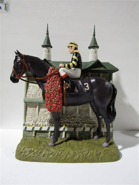 4 Aces Seattle Slew Triple Crown Winner Race Horse Decanter 14 Inches ...