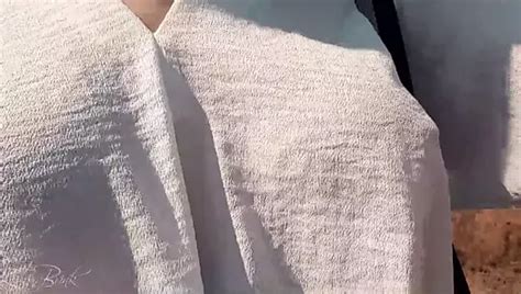 Boobwalk White Blouse And Leather Jacket Nipples Porn Feat Lorena Brink By Many Vids XHamster