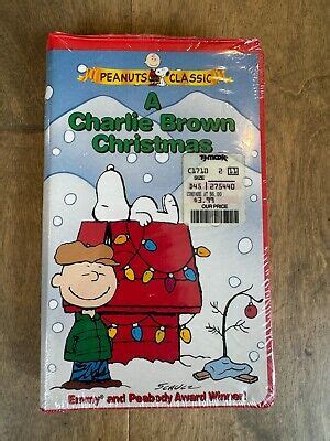 Peanuts Classic A Charlie Brown Christmas 1996 Release VHS Clamshell