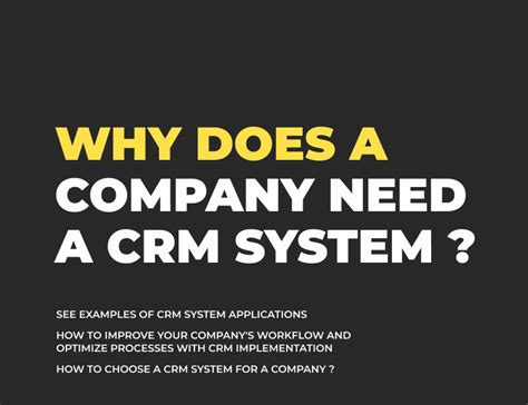 What Is Crm And Why Does A Company Need It
