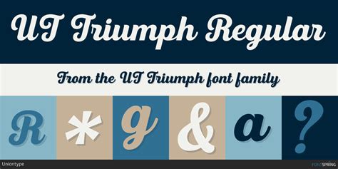 Similar Fonts To Ut Triumph Fontspring