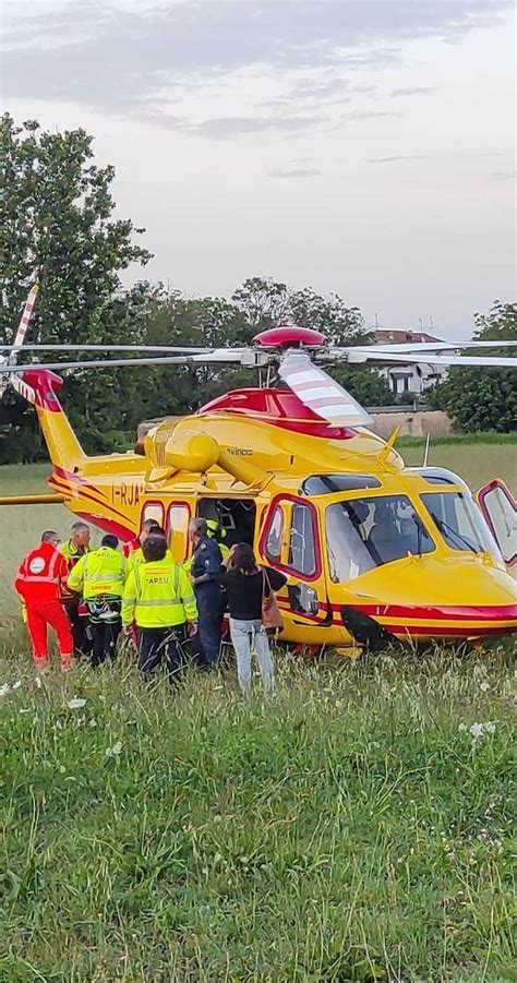 Sbanda Contro Un Palo Grave Giovane Centauro