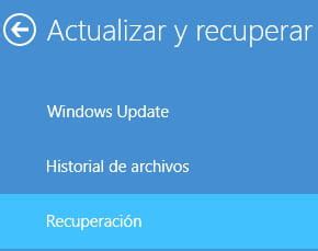 Cómo restaurar tu PC sin afectar a tus archivos en Windows 8 1