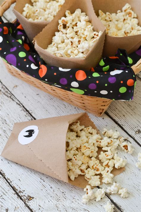 DIY Popcorn Bags - Typically Simple