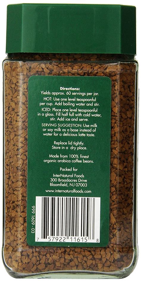 Mount Hagen Organic Freeze Dried Instant Decaffeinated Coffee 353