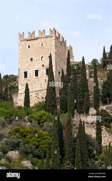 Arco, Italy (Castle Stock Photo - Alamy