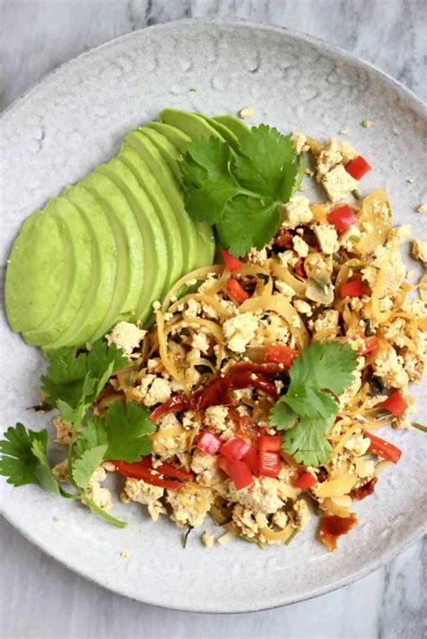 Vegan Mexican Tofu Scramble Gf Rhian S Recipes